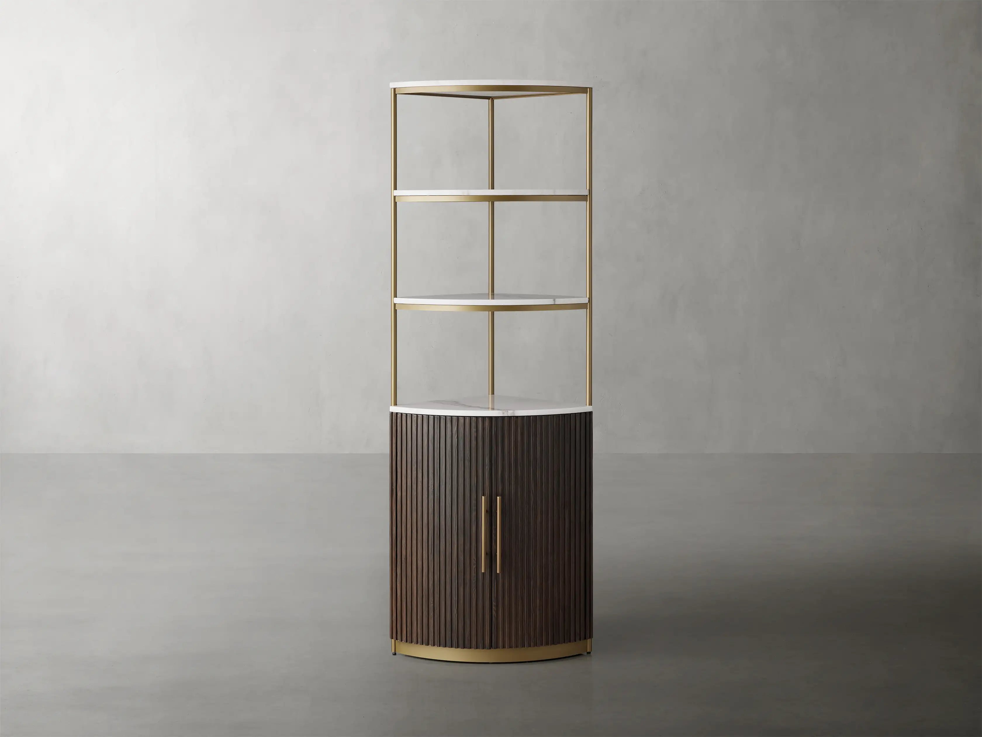 Fanny Corner Cabinet-Fullstarlighting