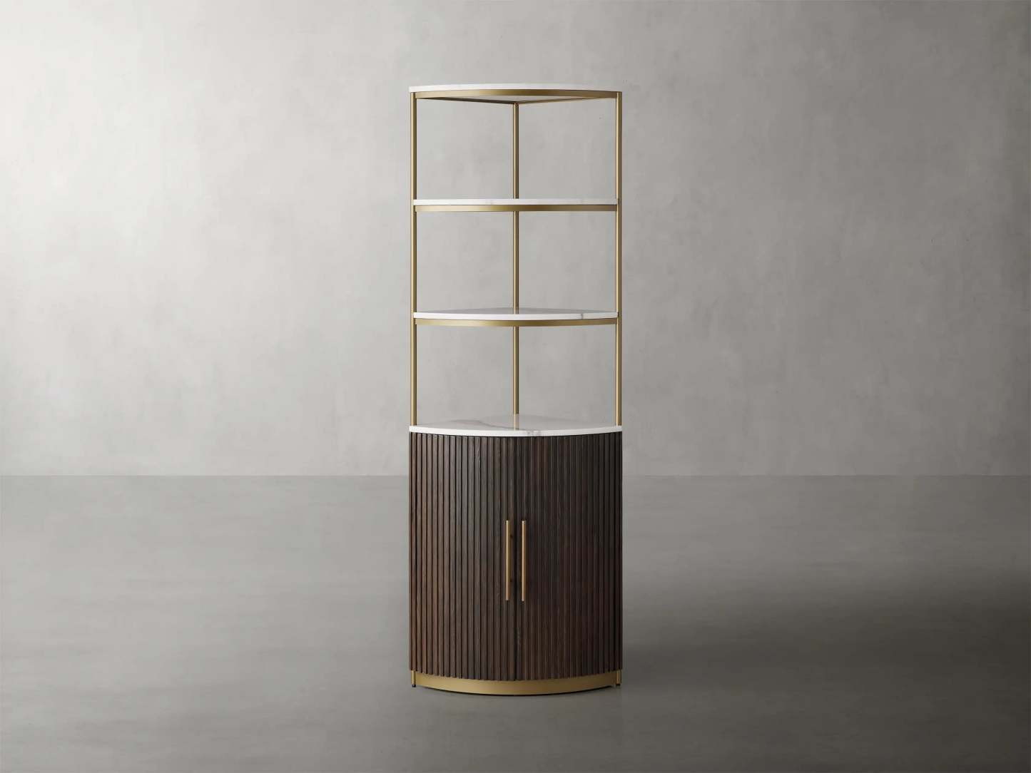 Fanny Corner Cabinet-Fullstarlighting