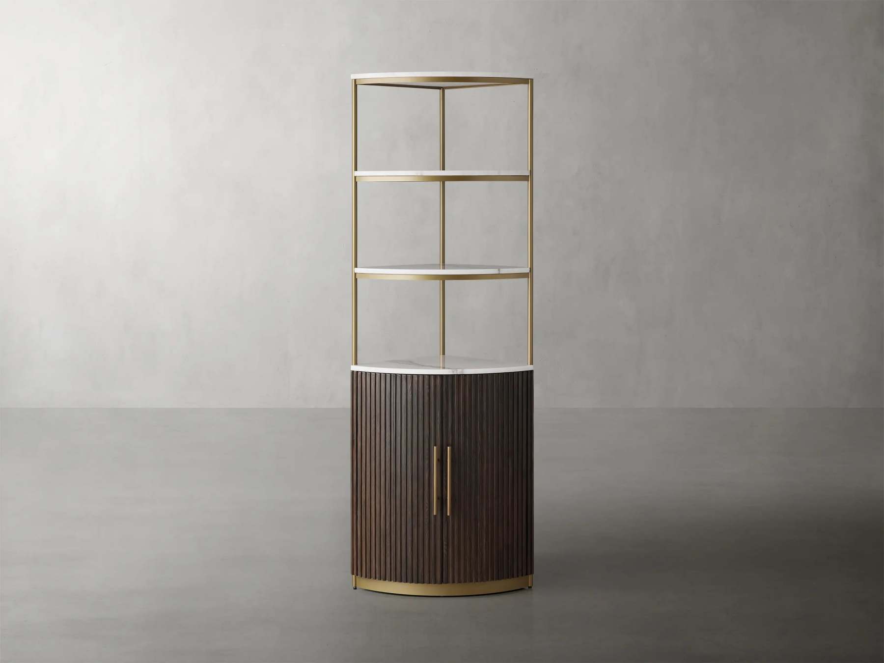 Fanny Corner Cabinet-Fullstarlighting