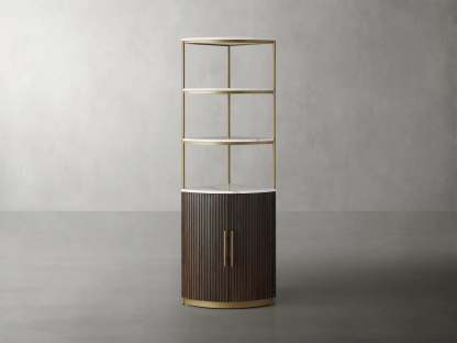 Fanny Corner Cabinet-Fullstarlighting