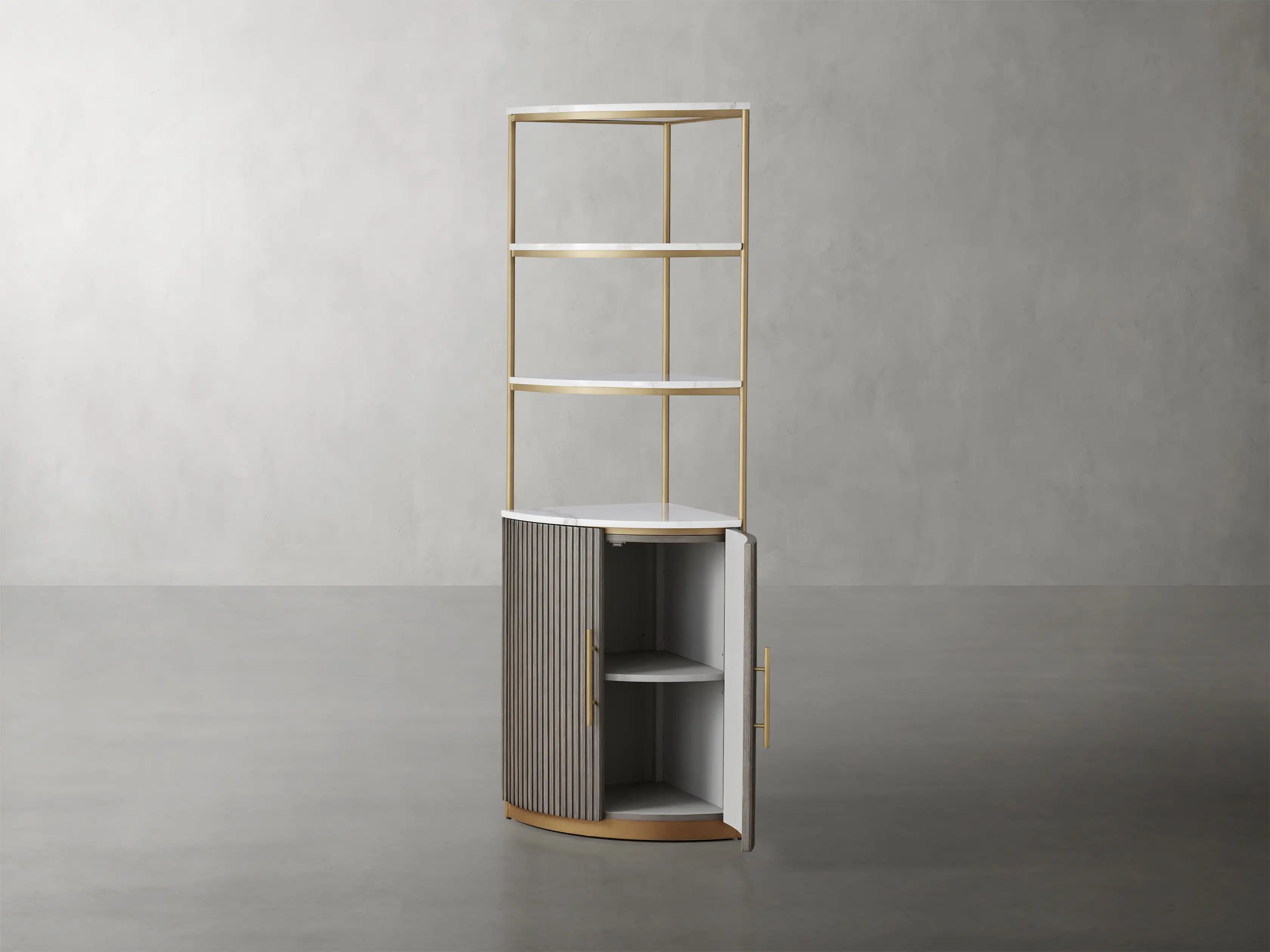 Fanny Corner Cabinet-Fullstarlighting