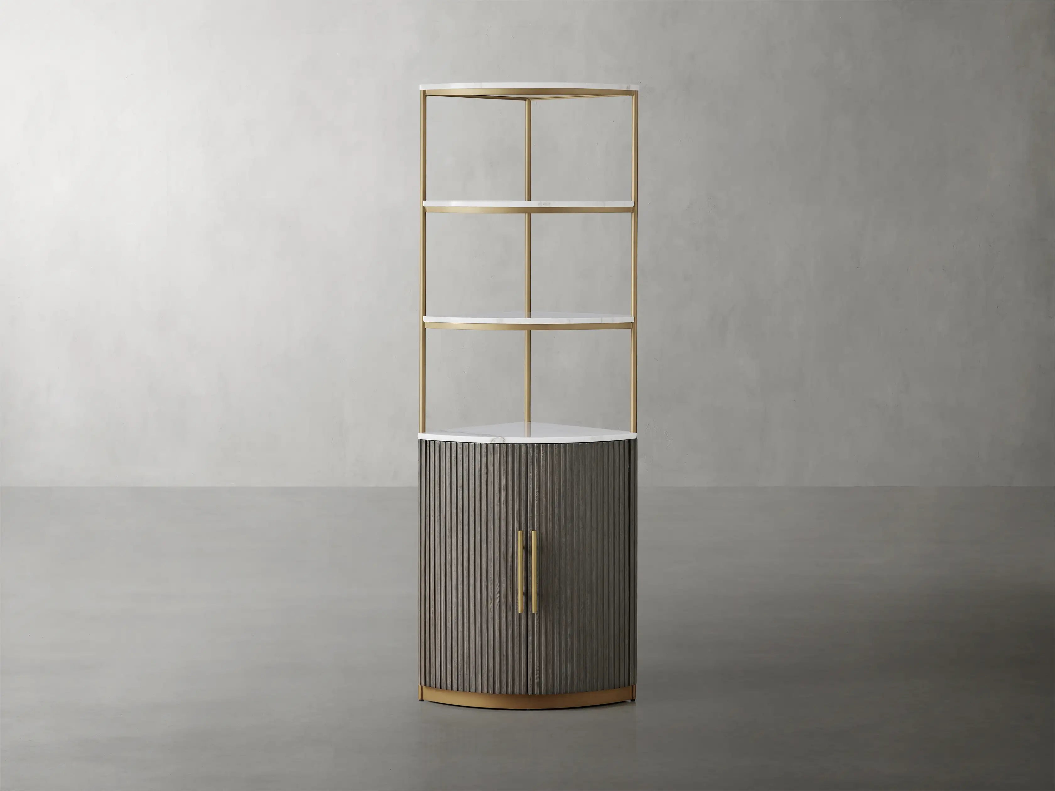 Fanny Corner Cabinet-Fullstarlighting