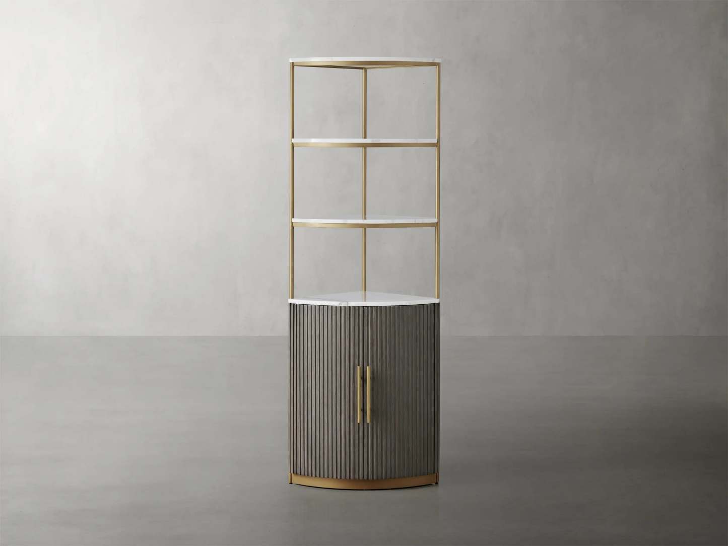 Fanny Corner Cabinet-Fullstarlighting