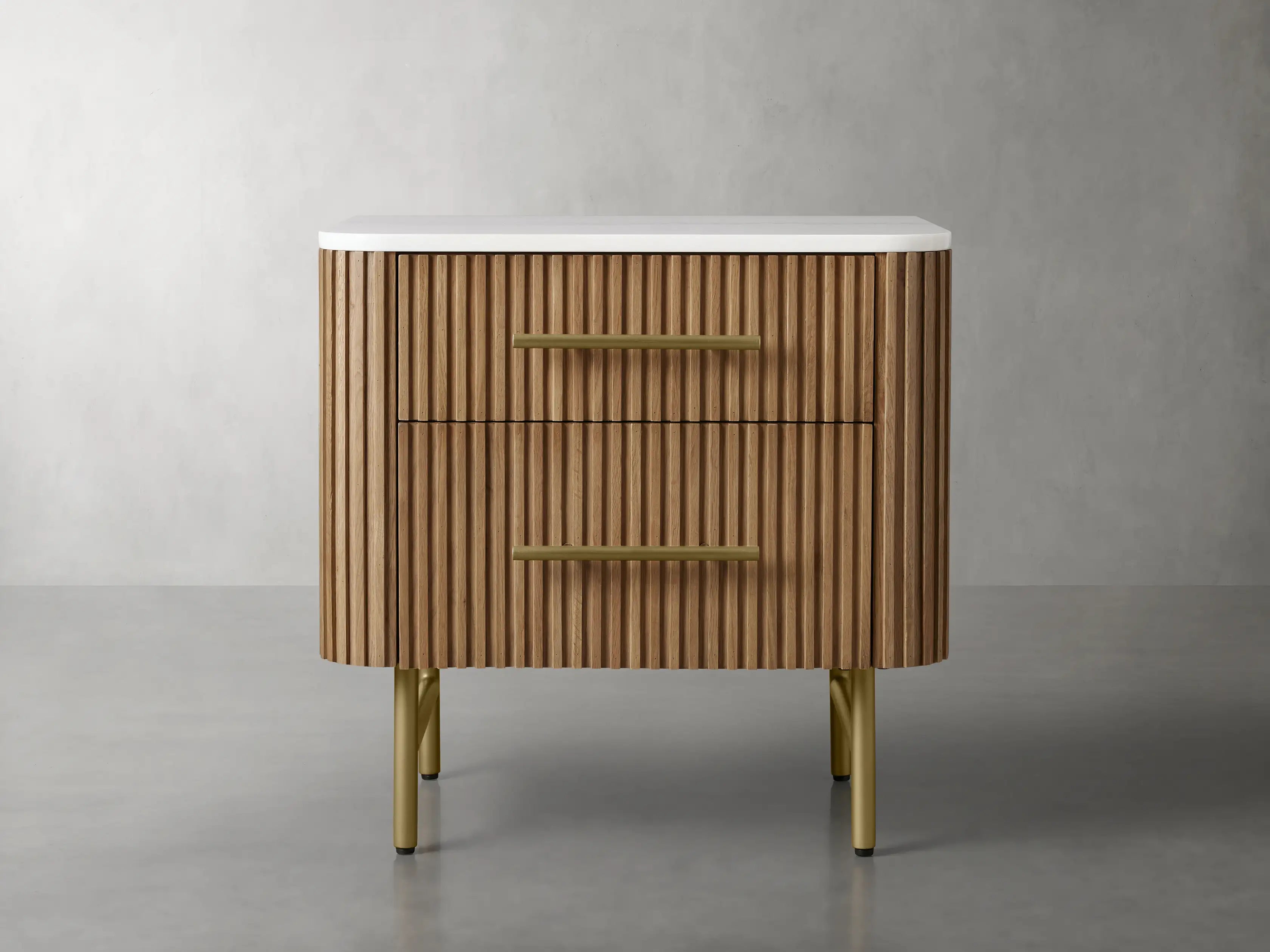 Fanny Closed Nightstand-Fullstarlighting