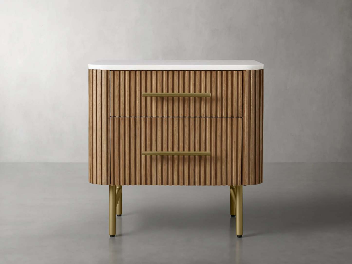 Fanny Closed Nightstand-Fullstarlighting