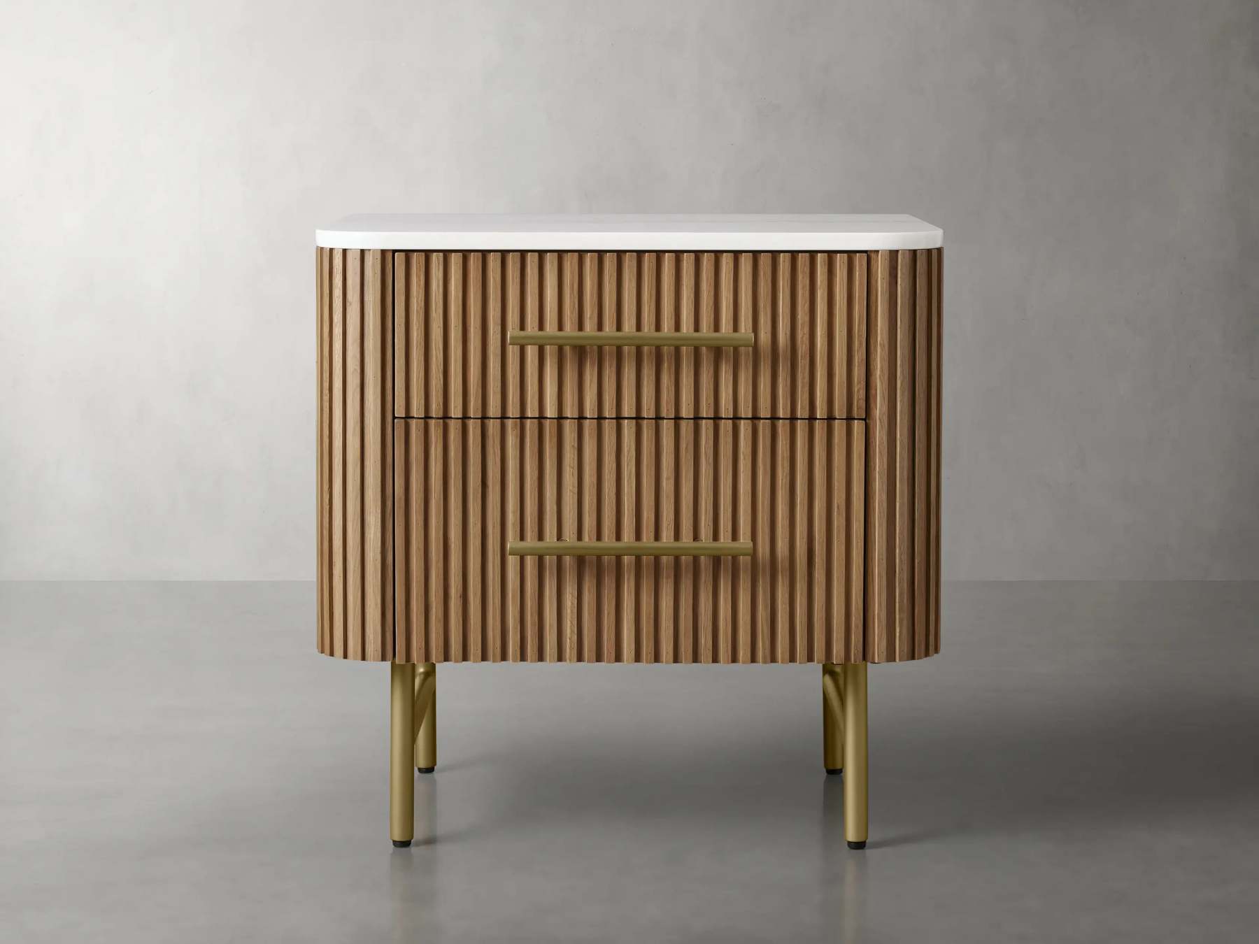 Fanny Closed Nightstand-Fullstarlighting