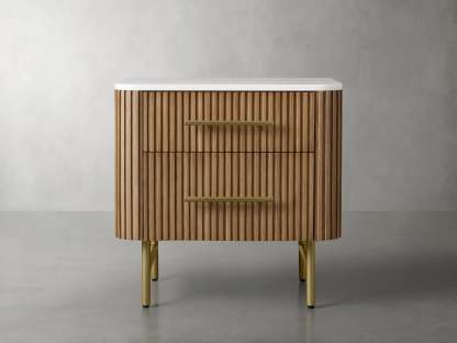 Fanny Closed Nightstand-Fullstarlighting