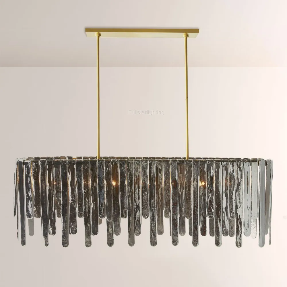 Leigglhton Oval Glass Chandelier for living room ,Factory Discount,