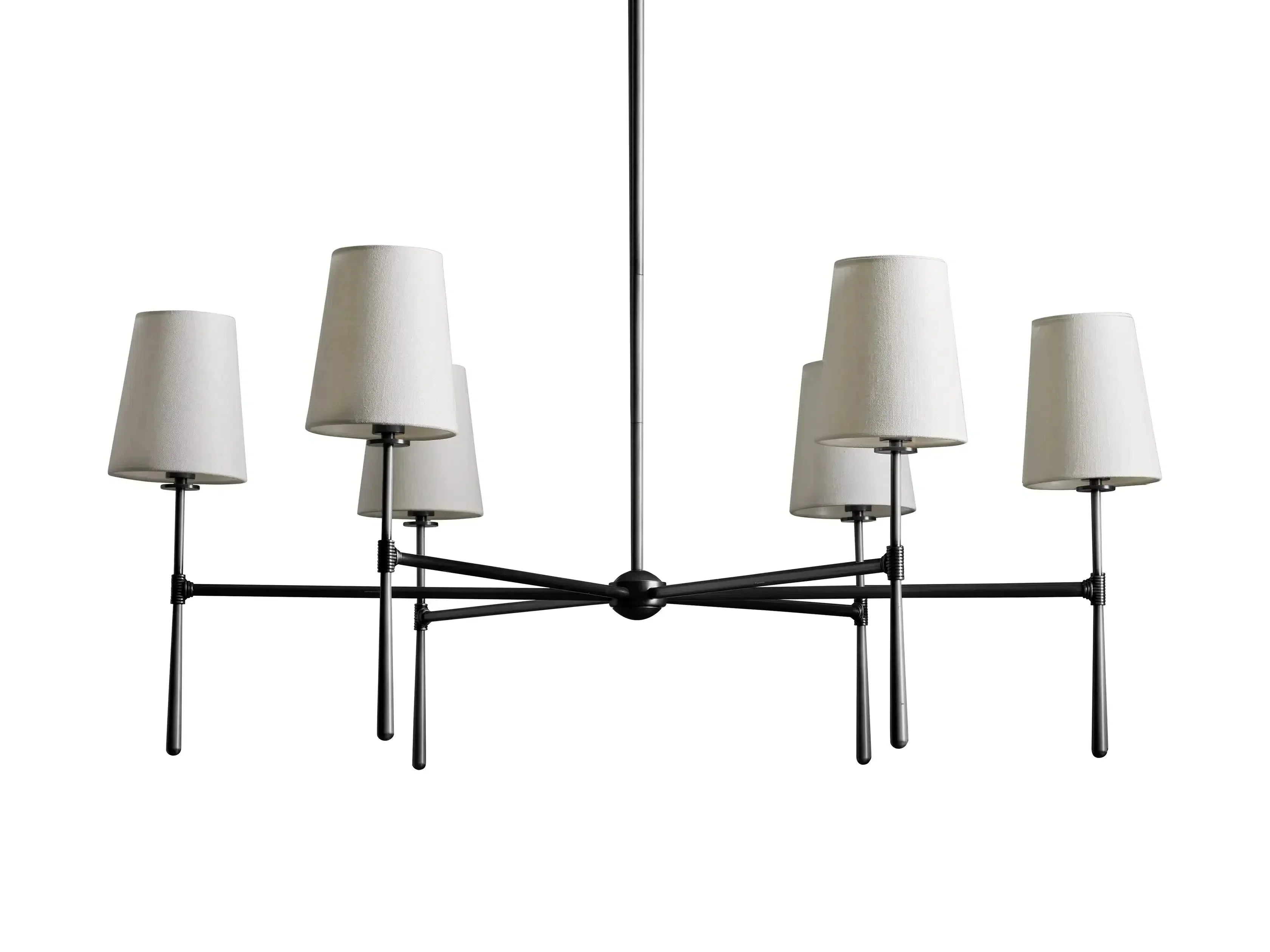 Rhodes Round Chandelier 4/6 Light For Living Room-Fullstarlighting
