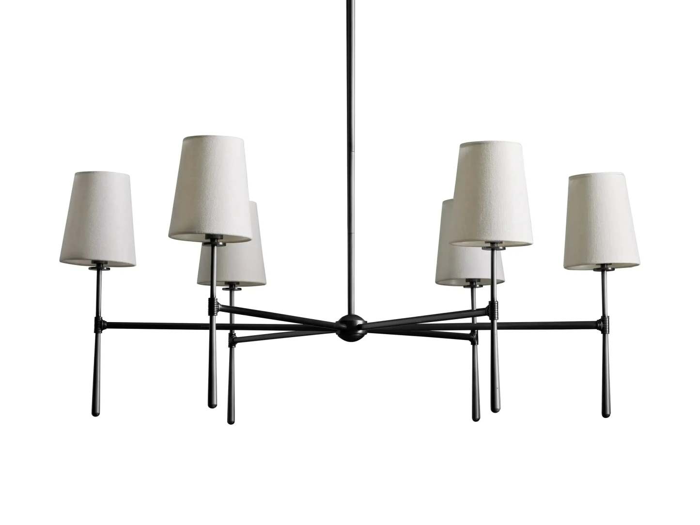 Rhodes Round Chandelier 4/6 Light For Living Room-Fullstarlighting