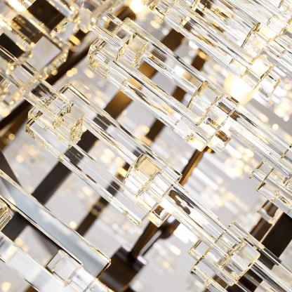 Iralier 5-Tier Round Chandelier 60"