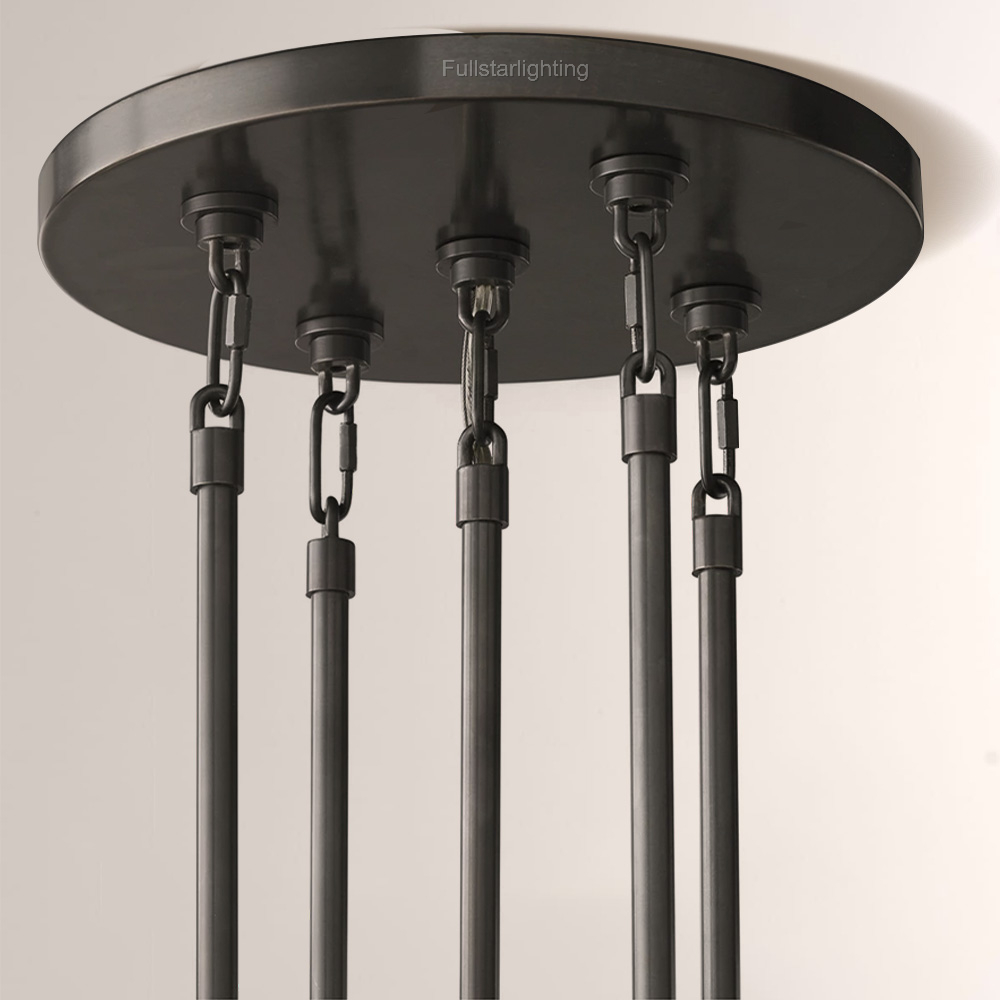 Iralier 5-Tier Round Chandelier 60"-Fullstarlighting