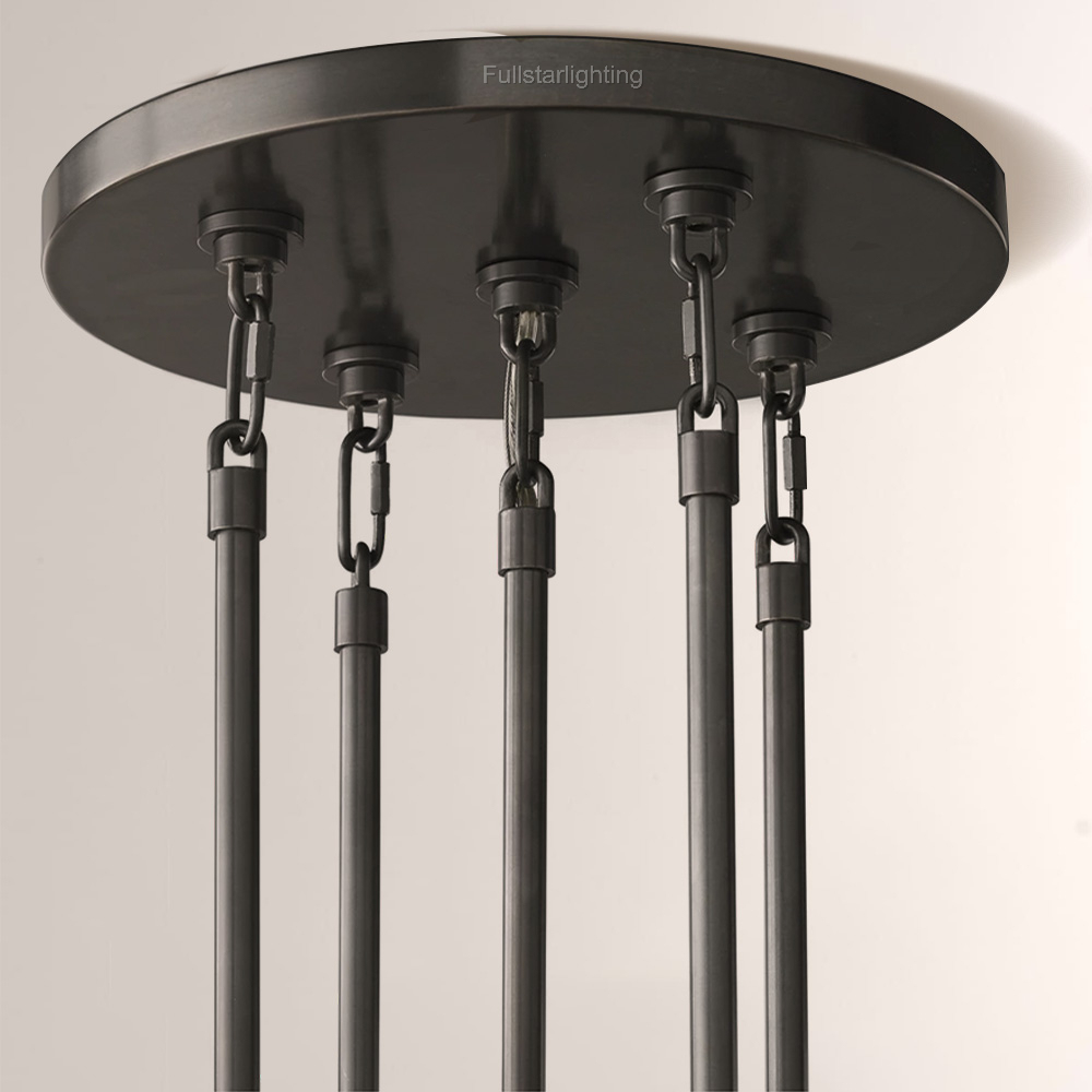 Iralier 5-Tier Round Chandelier 60"-Fullstarlighting