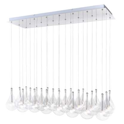 Larmes 24 Light Linear Suspension-Fullstarlighting