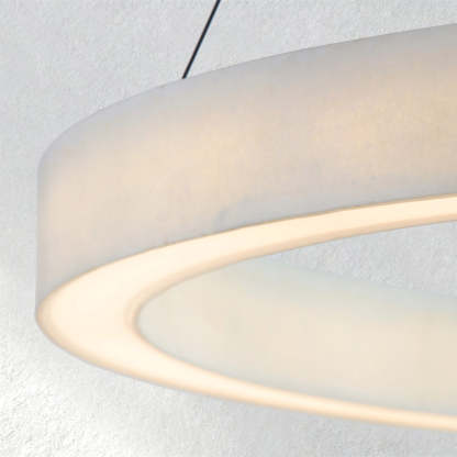 Alabaster StoneGlow Round Chandelier