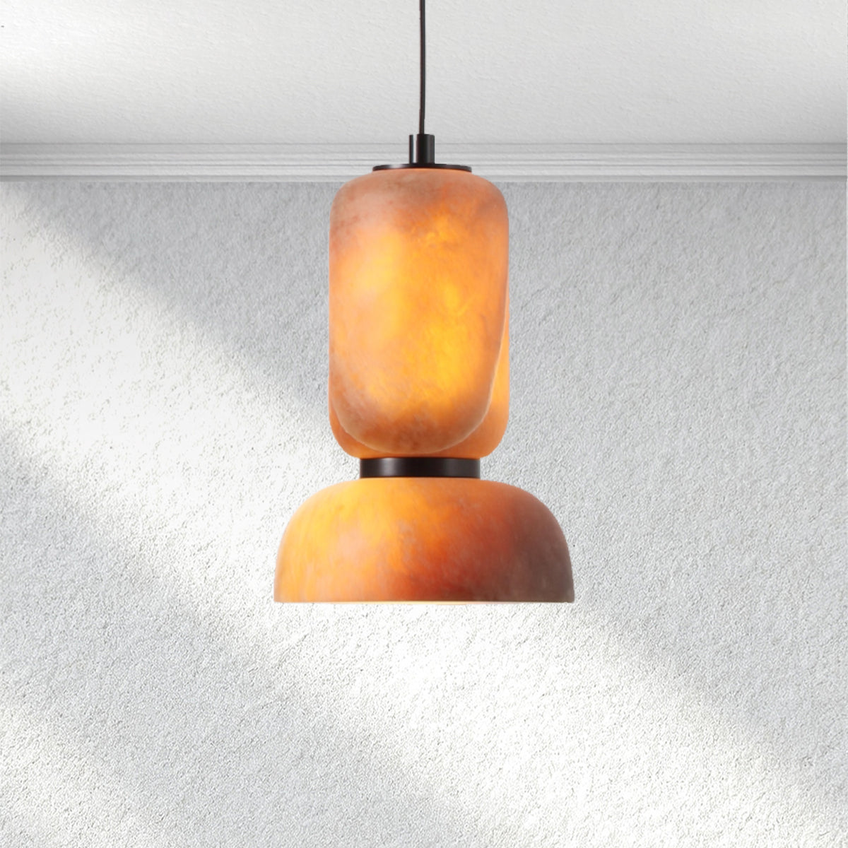 Carey Eterna Vertical Alabaster Pendant-Fullstarlighting