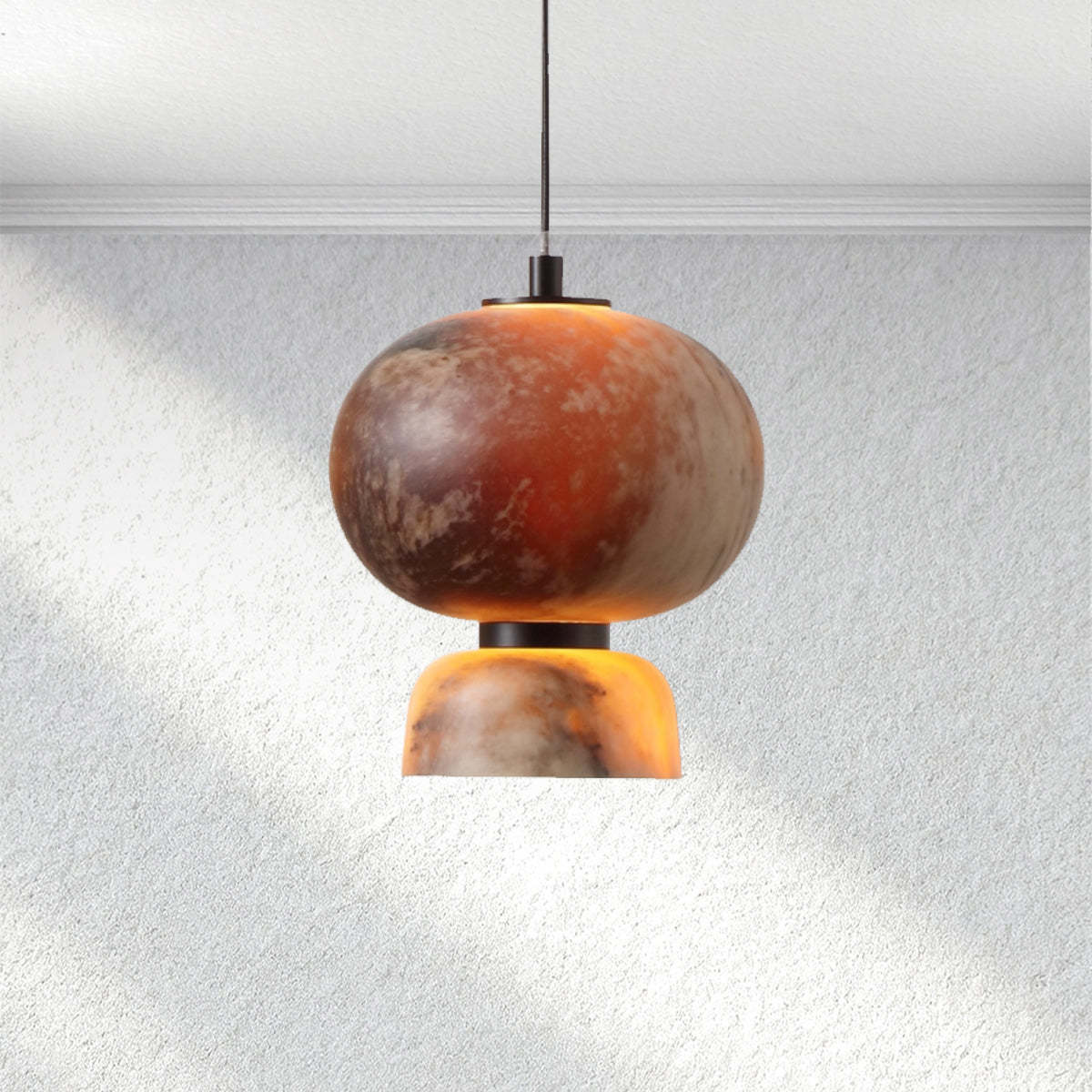 Carey Eterna Alabaster Pendant – Large Circle