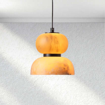Carey Eterna Alabaster Pendant – Small Ring-Fullstarlighting