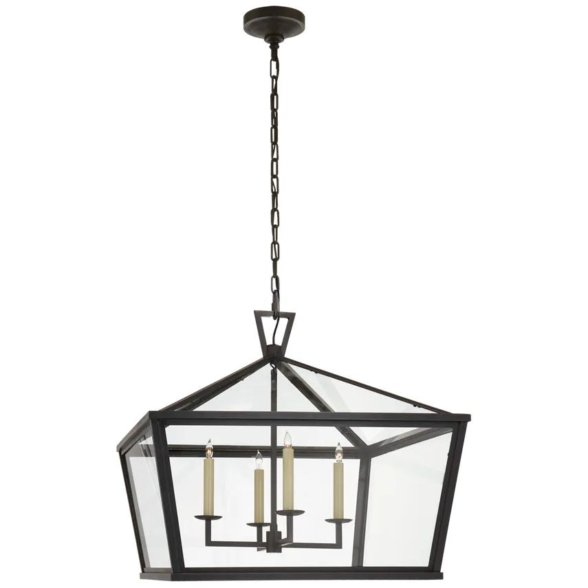 Grosvenor Medium Wide Hanging Lantern Pendant Outdoor-Fullstarlighting