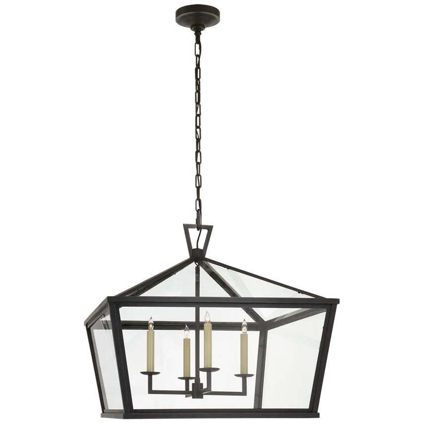 Grosvenor Medium Wide Hanging Lantern Pendant Outdoor-Fullstarlighting