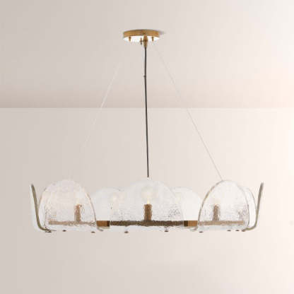 Mendez Glass Round Chandelier