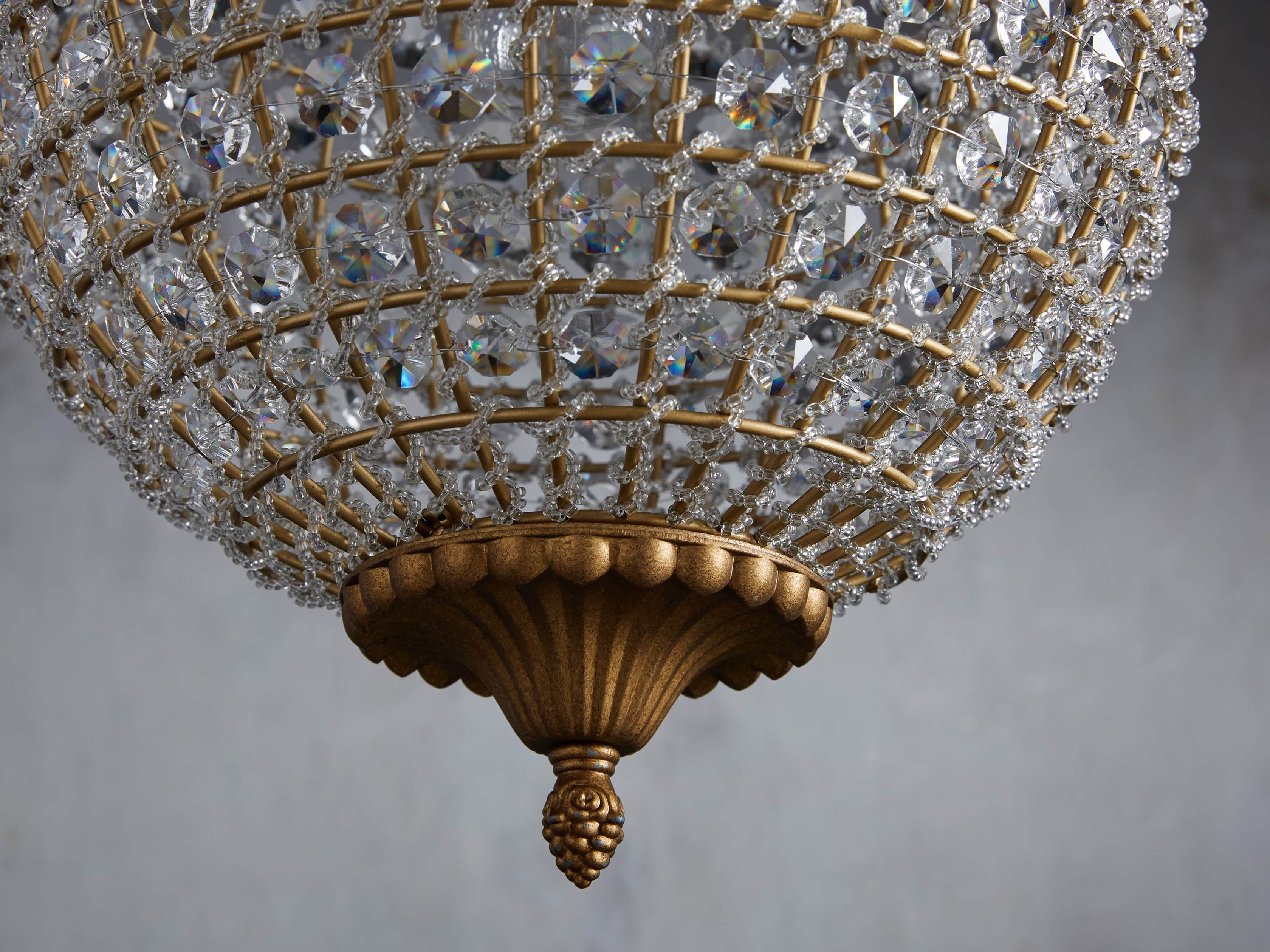 Poppy Round Chandelier-Fullstarlighting
