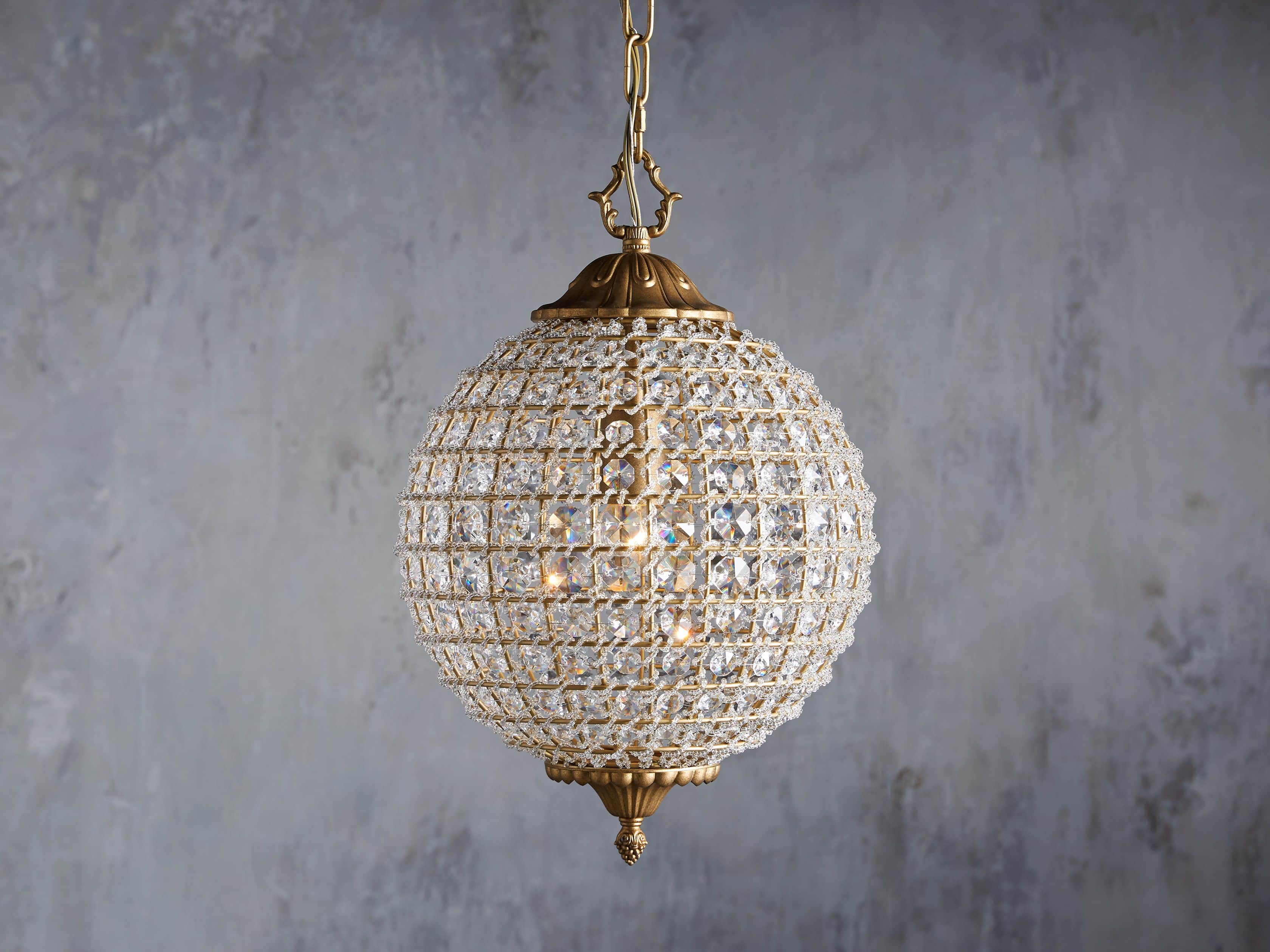 Poppy Round Chandelier-Fullstarlighting