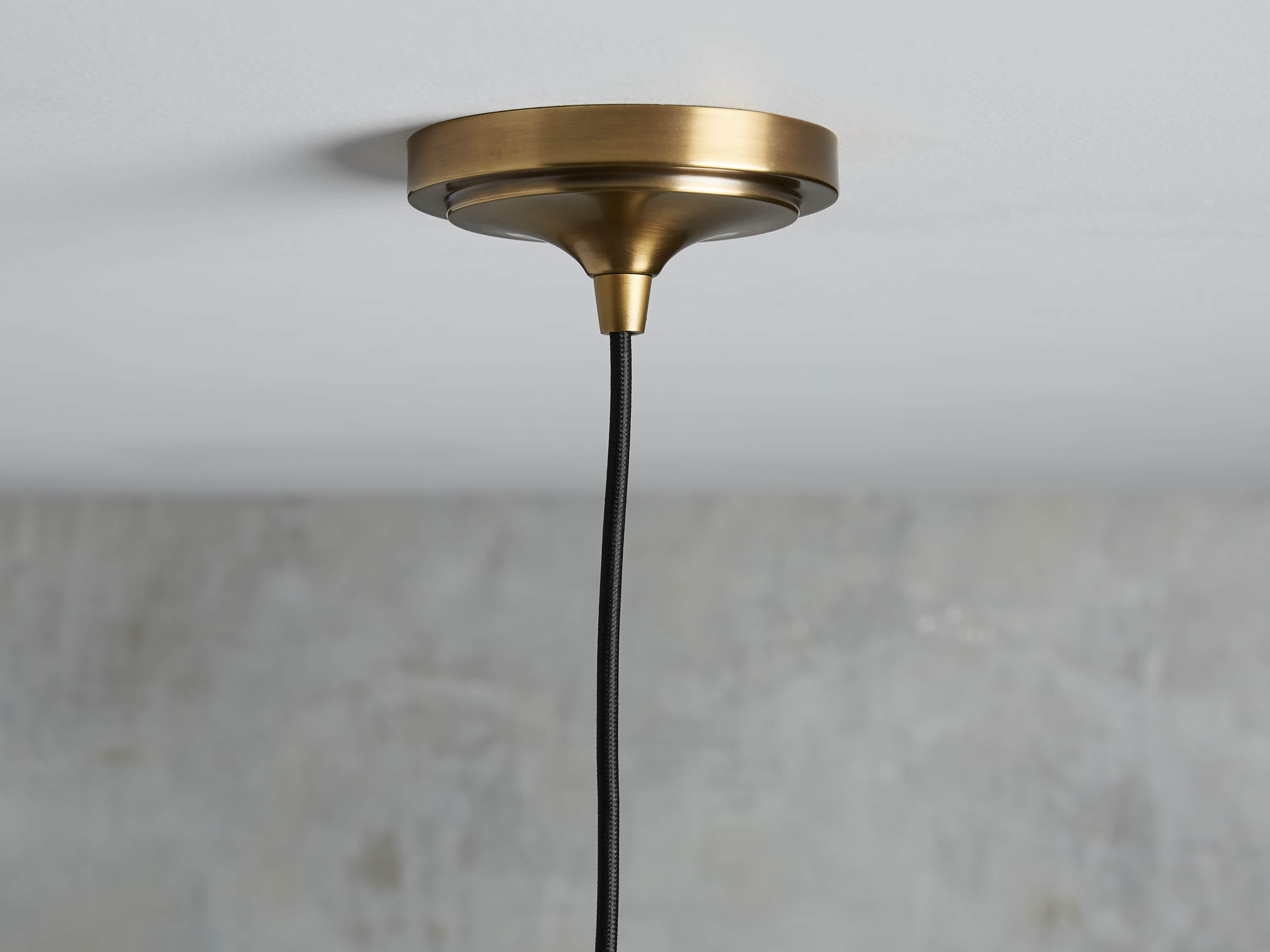 Recycled Metal Fan Pendant