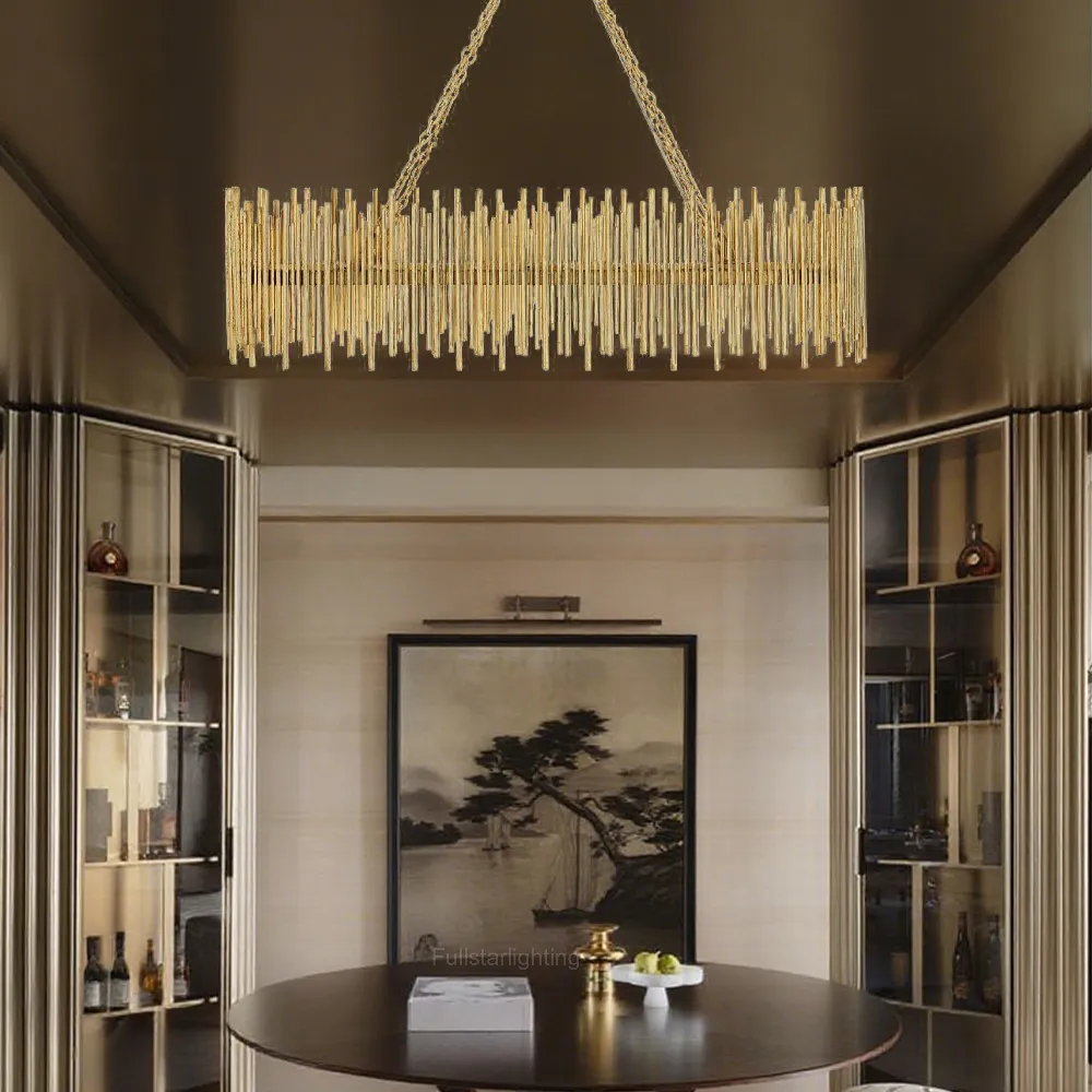 Preslcatt Oval Chandelier-Fullstarlighting
