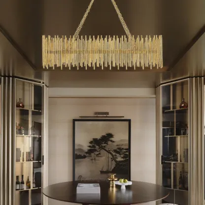 Preslcatt Oval Chandelier-Fullstarlighting