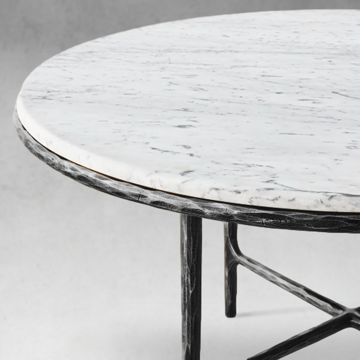 Thaddeus Marble Round Dining Table-Fullstarlighting
