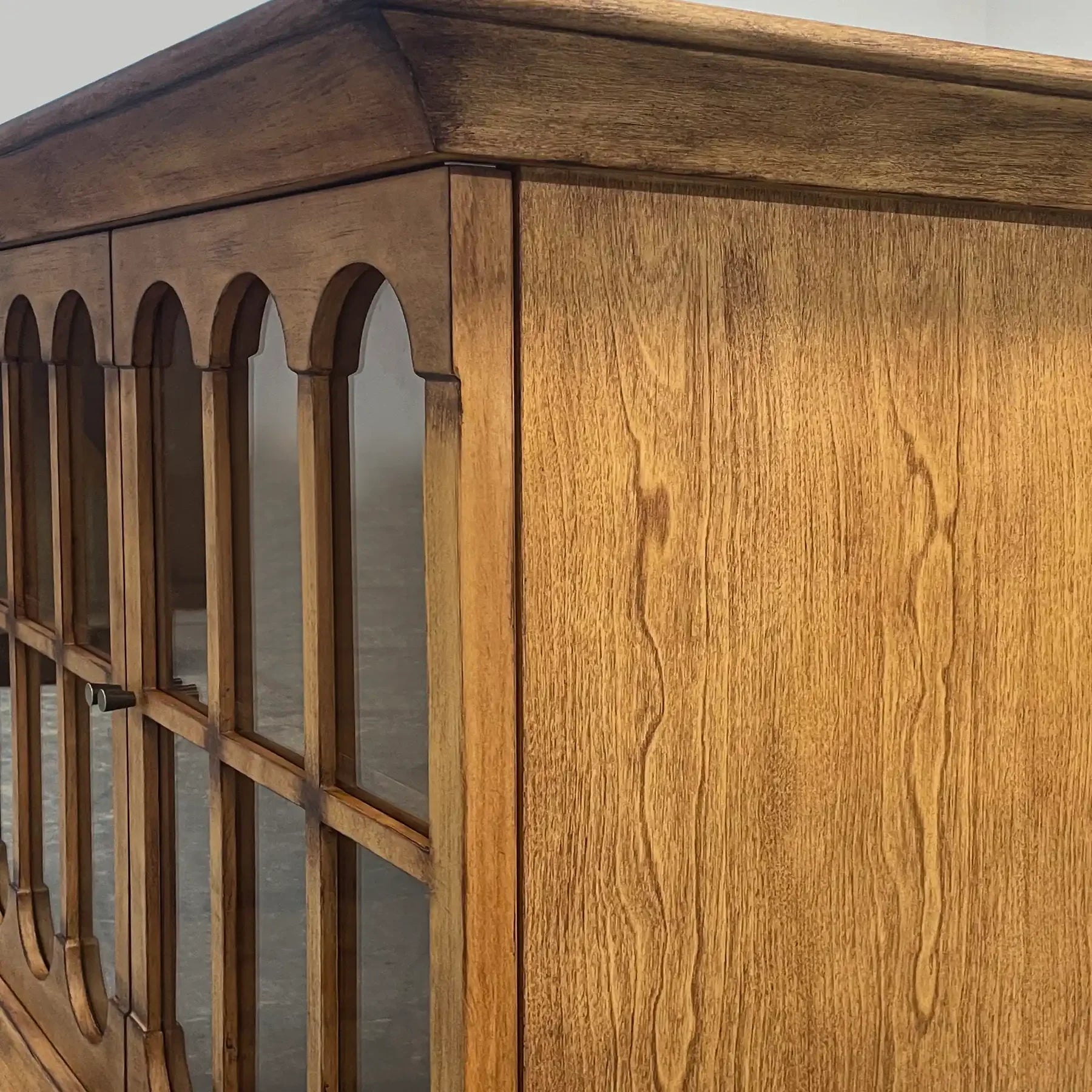 Merritt Low Dining Buffet Cabinet Solid Pine Sideboard-Fullstarlighting