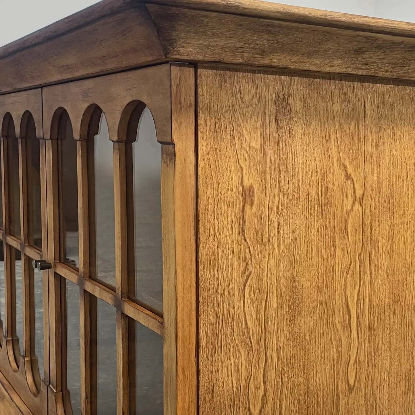 Merritt Low Dining Buffet Cabinet Solid Pine Sideboard-Fullstarlighting