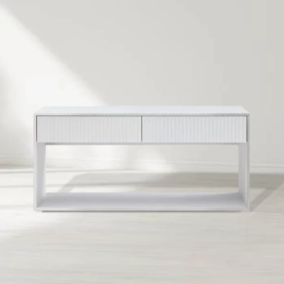 Costine Console Table - White