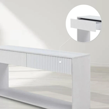 Costine Console Table - White