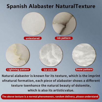 Retangular Alabaster Wall Sconce for All Rooms 20''H-Fullstarlighting