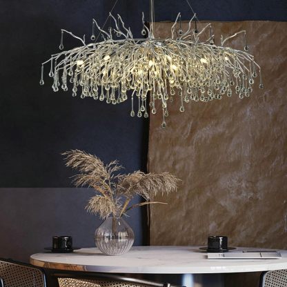 Raindrop Tree Branch Chandelier 23" 47"-Fullstarlighting
