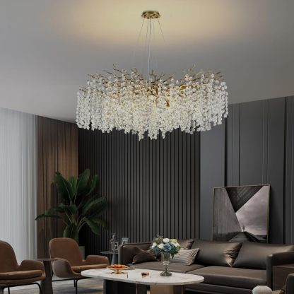 Snow Tree Branch Crystal Chandelier for All Rooms 30" 40" 55"-Fullstarlighting