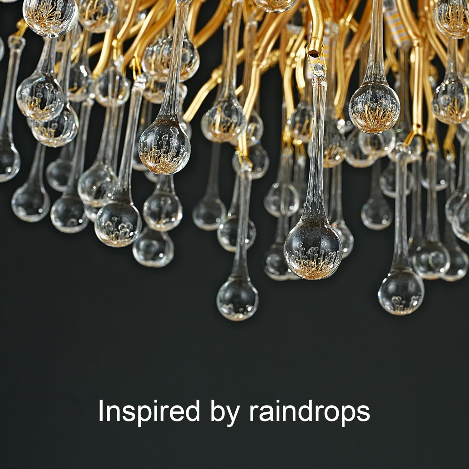 Raindrop Tree Branch Chandelier 23" 47"-Fullstarlighting