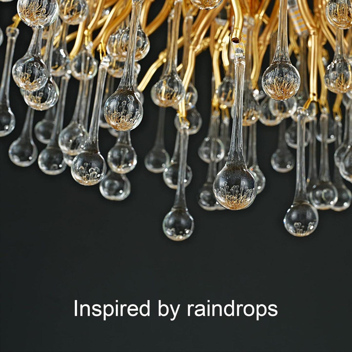 Raindrop Tree Branch Chandelier 23" 47"-Fullstarlighting