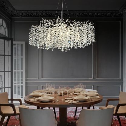 Snow Tree Branch Crystal Chandelier for All Rooms 30" 40" 55"-Fullstarlighting