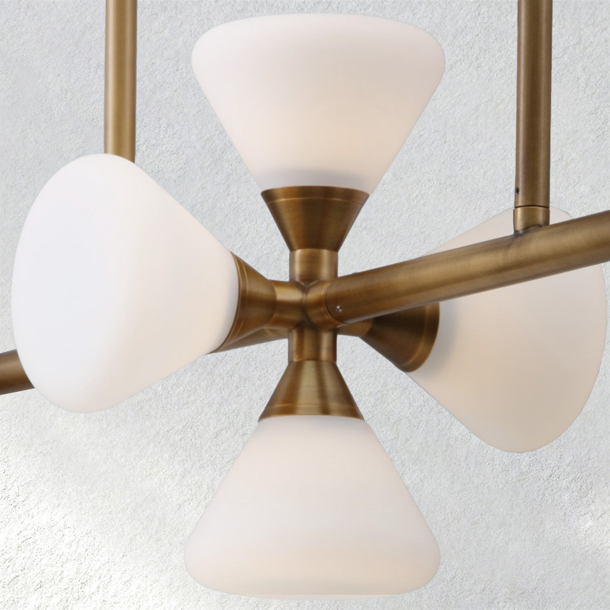 Opaline Linear Chandelier-Fullstarlighting
