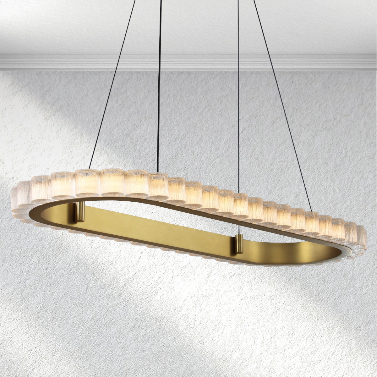Carey Celestia Rectangular Chandelier-Fullstarlighting