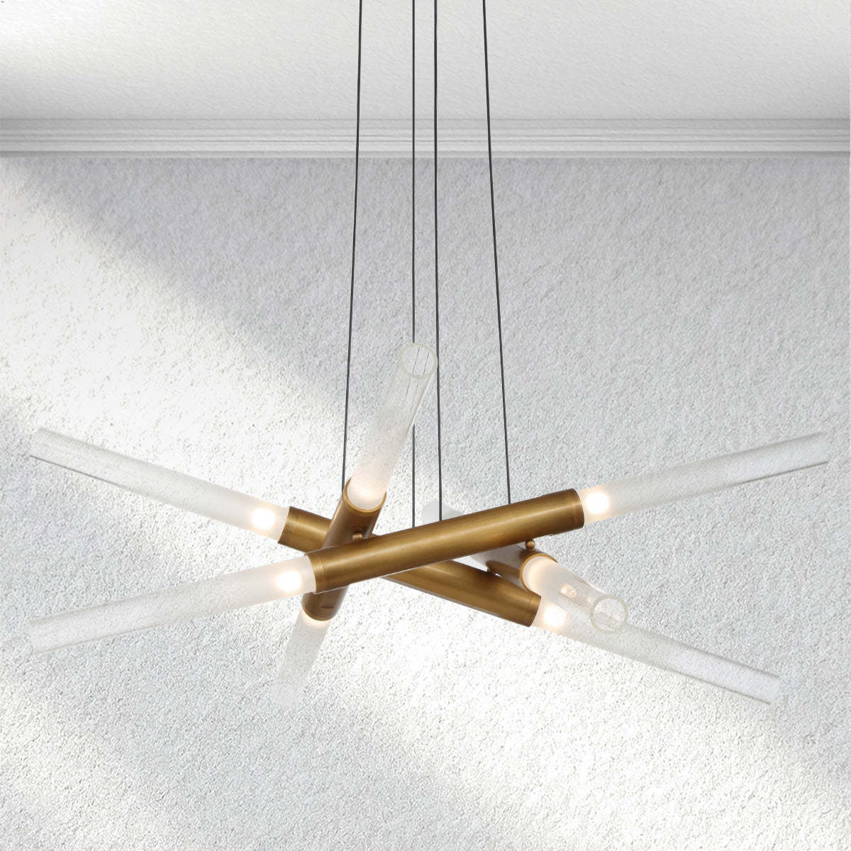 Heritage Intersecting Tube Chandelier