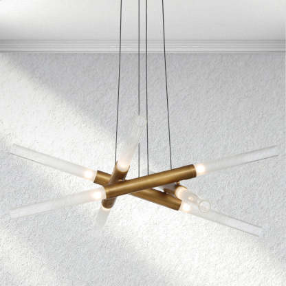 Heritage Intersecting Tube Chandelier