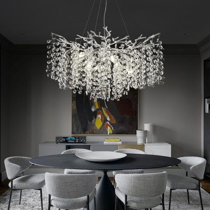 Snow Tree Branch Crystal Chandelier for All Rooms 30" 40" 55"-Fullstarlighting