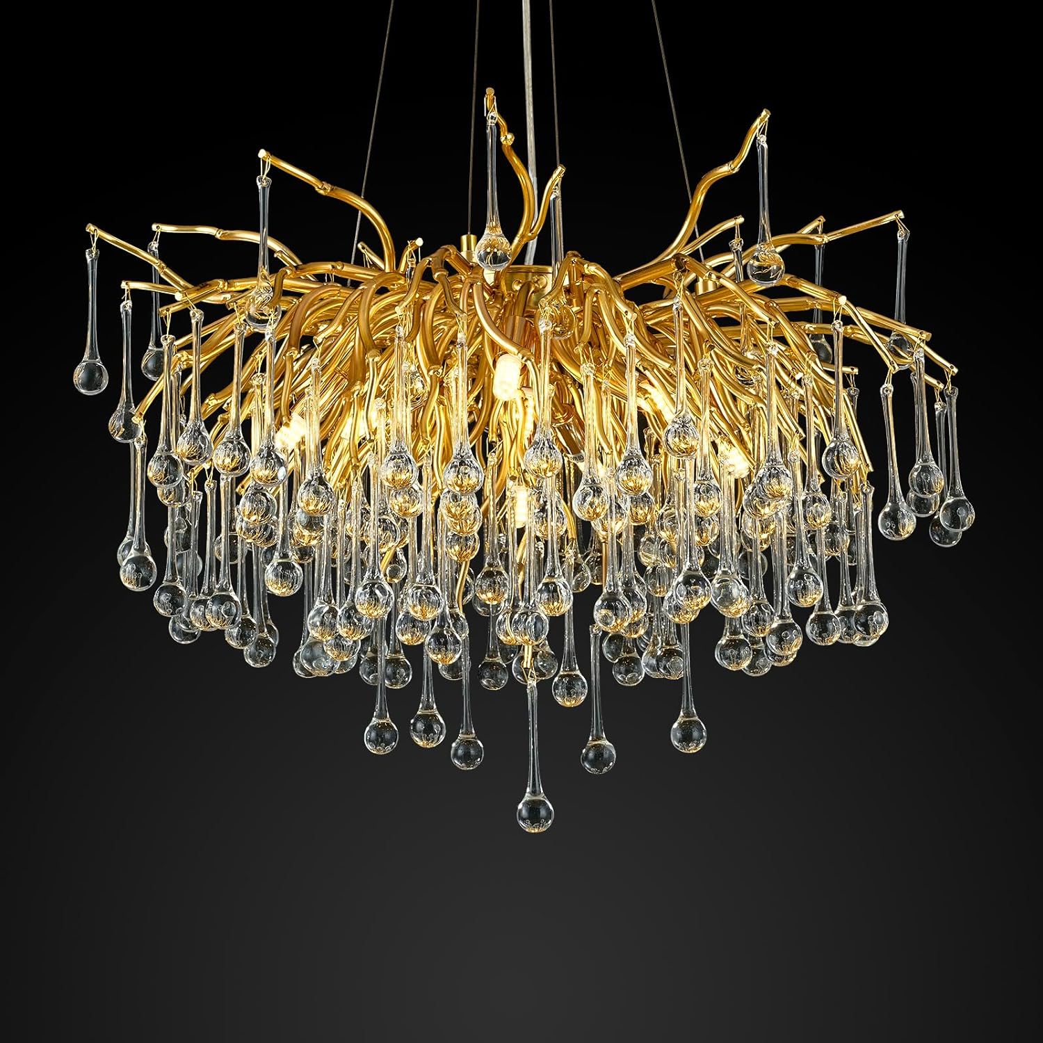 Raindrop Tree Branch Chandelier 23" 47"-Fullstarlighting