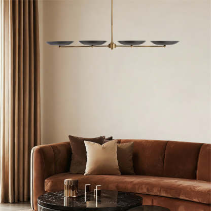 Griffith Bronze Linear Chandelier-Fullstarlighting
