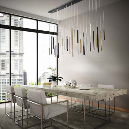 Santana Linear Multi Light Pendant-Fullstarlighting