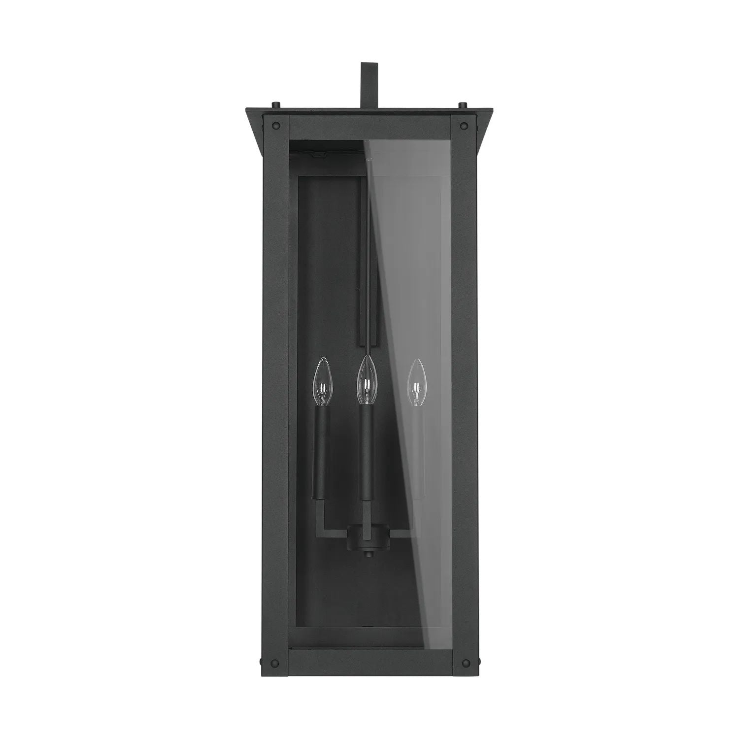 Rectangular Box 36"H 4-Light Lantern Wall Sconce Outdoor-Fullstarlighting